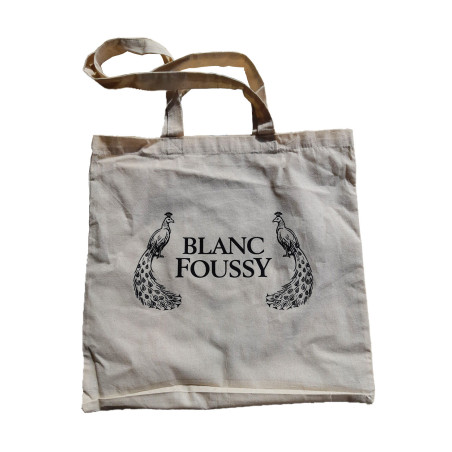 Tote Bag à l'effigie de notre Maison | Blanc Foussy